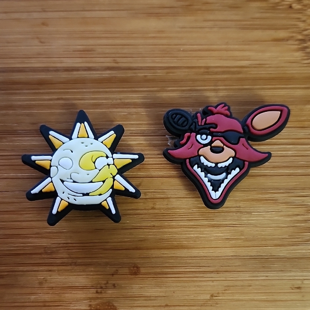 Kids Cartoon Character Shoe Charms Set